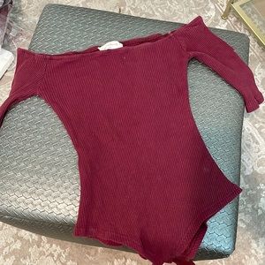 Red/ Maroon Bodysuit